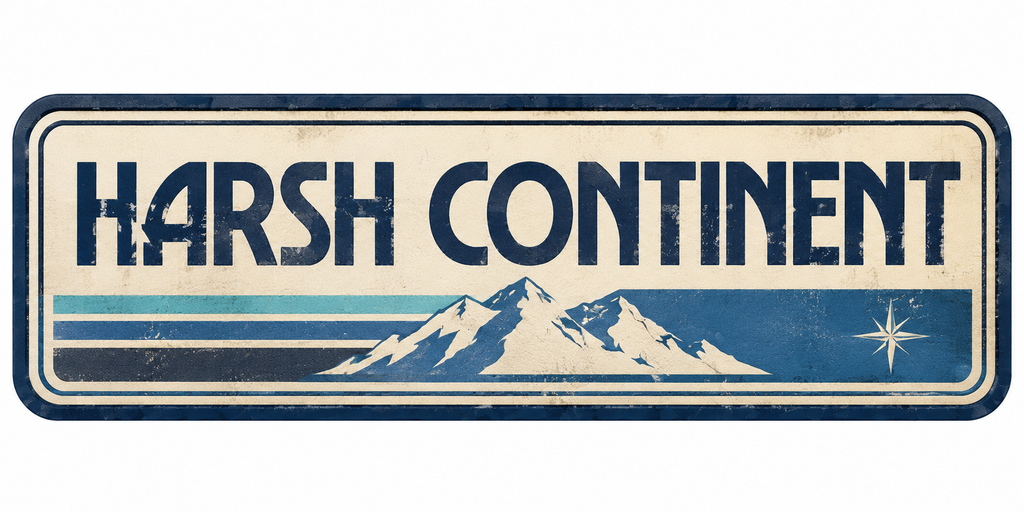 Vintage Harsh Continent Premium 3" Vinyl Sticker (COMING SOON!)