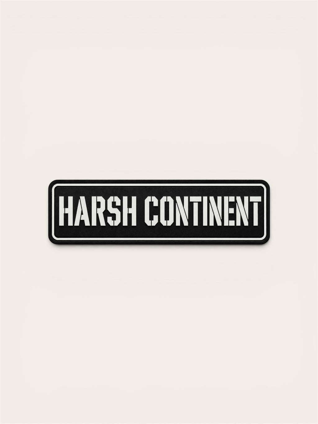 Harsh Continent Tactical Edition Premium 3” Vinyl Sticker (COMING SOON!)