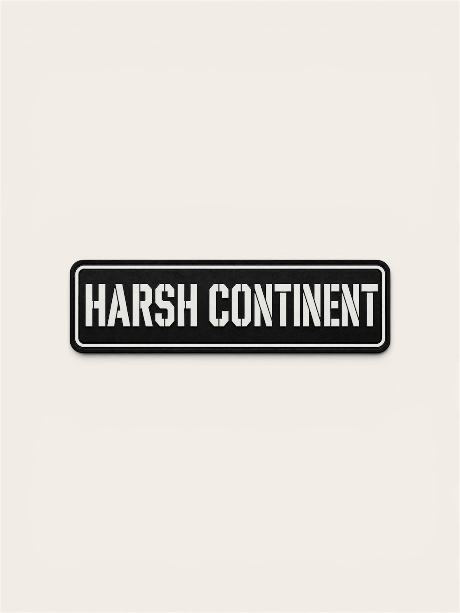 Harsh Continent Tactical Edition Premium 3” Vinyl Sticker (COMING SOON!)