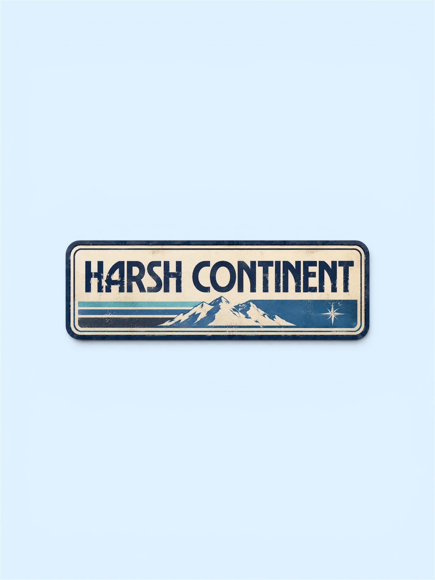 Vintage Harsh Continent Premium 3" Vinyl Sticker (COMING SOON!)