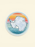 Seventh Continent – Antarctica Waterproof Vinyl 3” Sticker