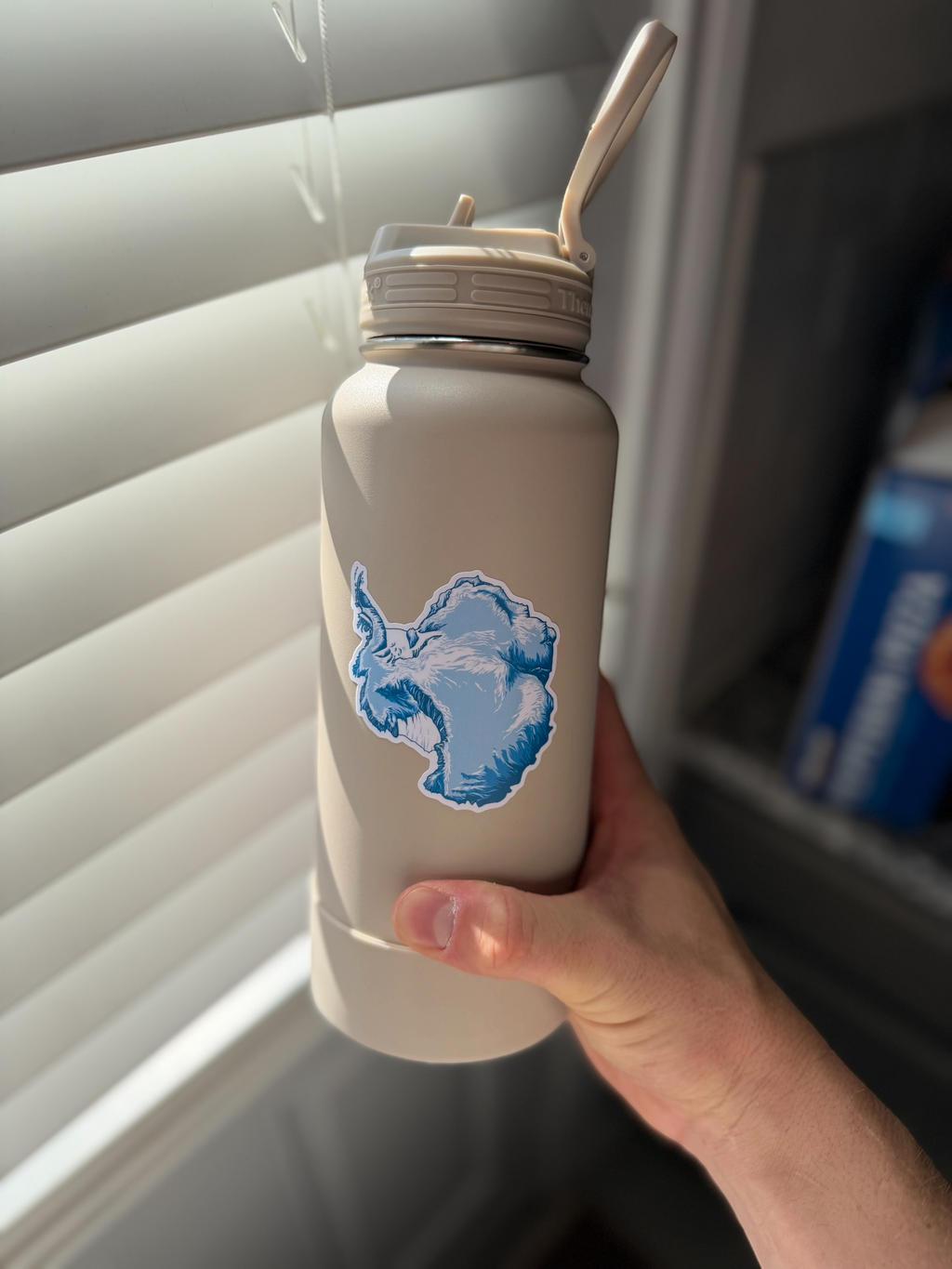 Continent – Antarctica Waterproof Vinyl 3” Sticker