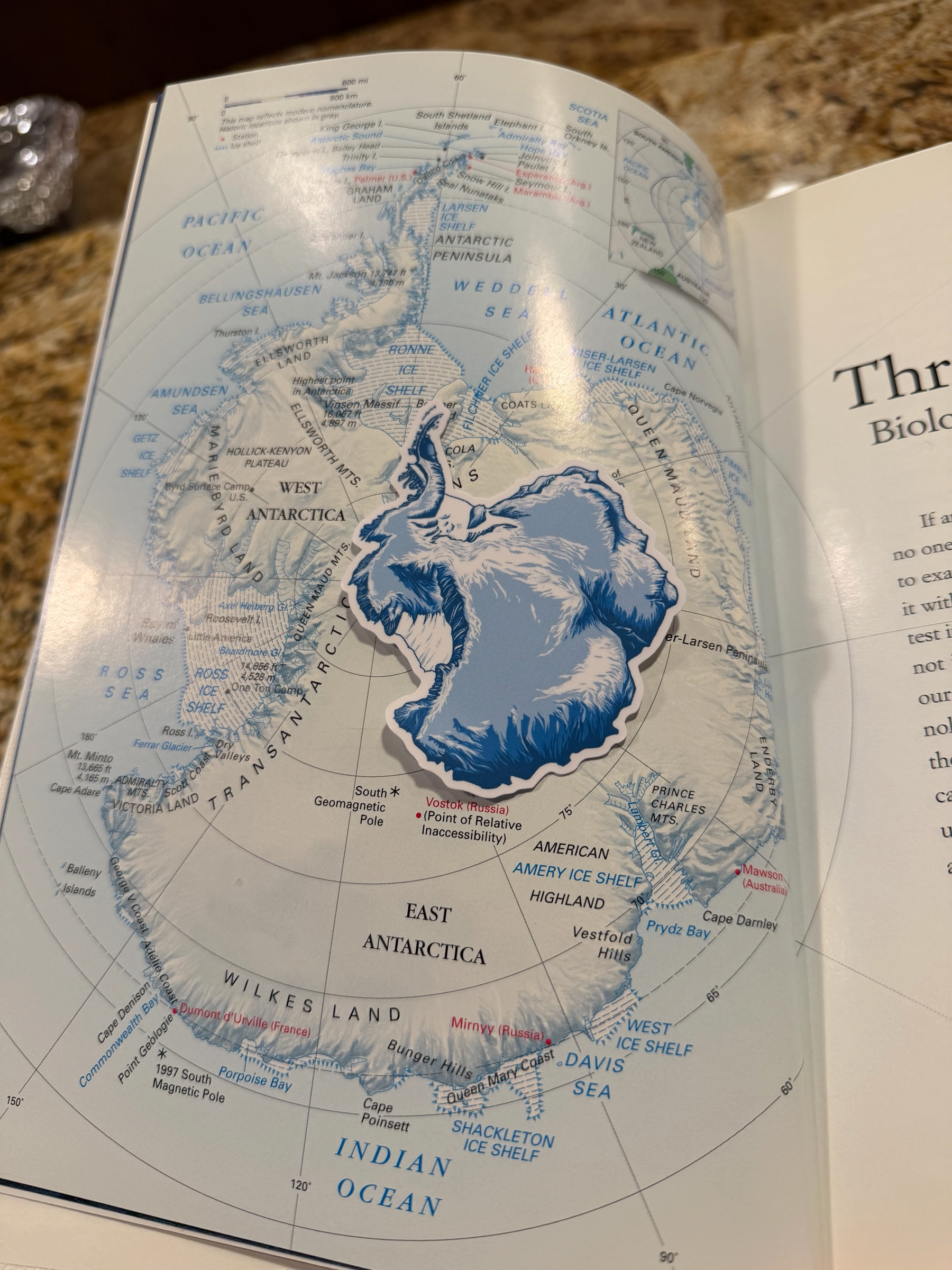 Continent – Antarctica Waterproof Vinyl 3” Sticker