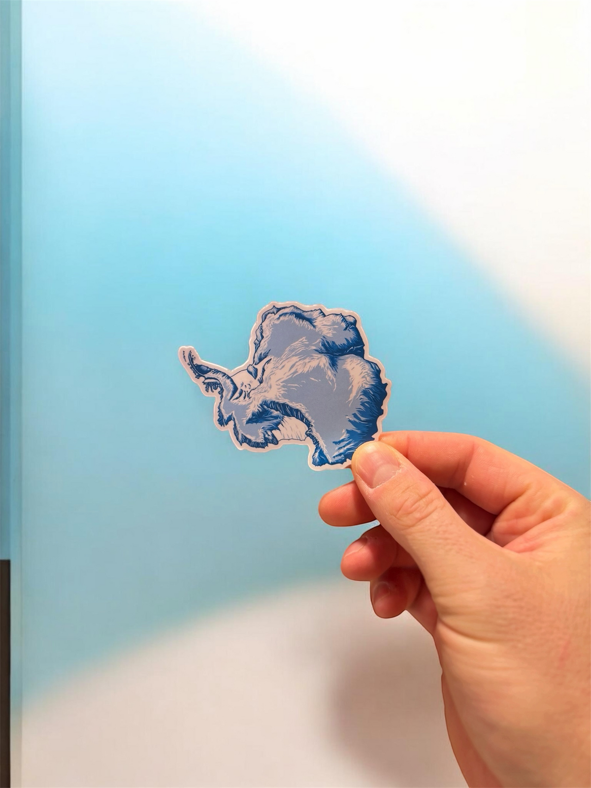 Continent – Antarctica Waterproof Vinyl 3” Sticker